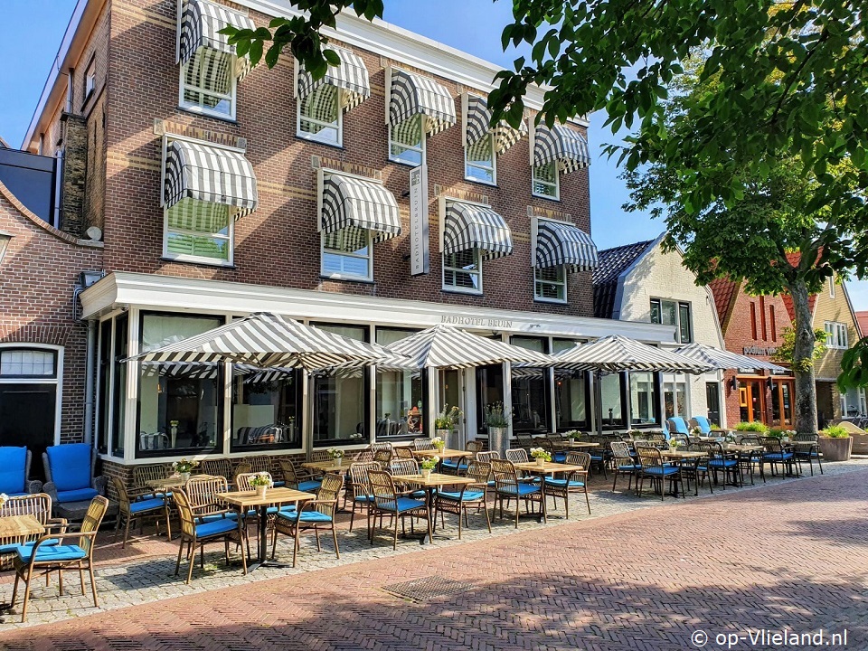 Appartement in Badhotel Bruin met terras, im Urlaub auf Vlieland